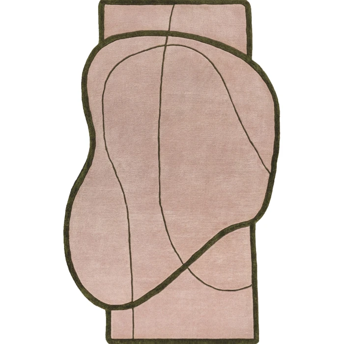 Jonathan Y GREENE STREET Pink GST102B 5ft. X 8ft. Specialty Rug