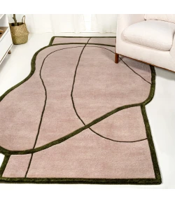 Jonathan Y GREENE STREET Pink GST102B 5ft. X 8ft. Specialty Rug