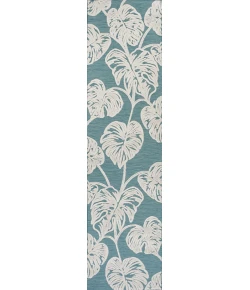 Jonathany Hawaii HWC100C Blue/Ivory Area Rug 2 ft. 2 in. X 8 ft. Runner
