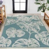 Jonathany Hawaii HWC100C Blue/Ivory Area Rug 5 ft. 3 in. X 7 ft. 7 in. Rectangle