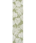 Tobago High-Low Two-Tone Monstera Leaf Light Green/Ivory 2 ft. x 8 ft. Indoor/Outdoor Runner Rug