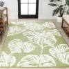 Jonathany Hawaii HWC100D Light Green/Ivory Area Rug 7 ft. 9 in. X 10 ft. Rectangle