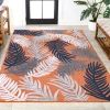 Jonathany Hawaii HWC101A Orange/Navy/Ivory Area Rug 7 ft. 9 in. X 10 ft. Rectangle