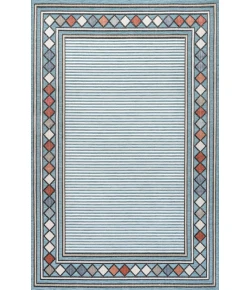 Jonathany Hawaii HWC102D Blue/Ivory Area Rug 5 ft. 3 in. X 7 ft. 7 in. Rectangle