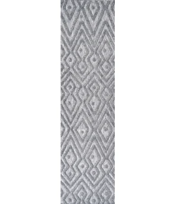 Jonathany Ibiza IBZ100A Dark Gray Area Rug 2 ft. 2 in. X 8 ft. Runner