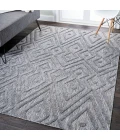 Balansat Moroccan Diamond Dark Gray 4 ft. x 6 ft. Indoor/Outdoor Area Rug