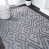 Jonathany Ibiza IBZ100A Dark Gray Area Rug 5 ft. 3 in. X 7 ft. 7 in. Rectangle