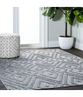 Balansat Moroccan Diamond Dark Gray 4 ft. x 6 ft. Indoor/Outdoor Area Rug
