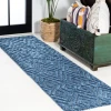 Jonathany Ibiza IBZ100B Navy Area Rug 2 ft. 2 in. X 8 ft. Runner