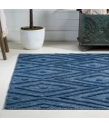 Balansat Moroccan Diamond Navy 5 ft. x 8 ft. Indoor/Outdoor Area Rug