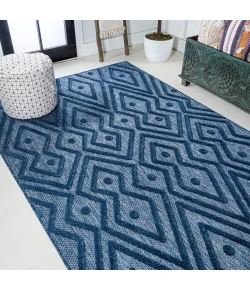 Jonathany Ibiza IBZ100B Navy Area Rug 5 ft. 3 in. X 7 ft. 7 in. Rectangle