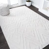 Jonathany Ibiza IBZ100D Ivory Area Rug 5 ft. 3 in. X 7 ft. 7 in. Rectangle