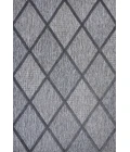 Salines Diamond Trellis Dark Gray 8 ft. x 10 ft. Indoor/Outdoor Area Rug