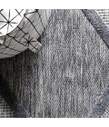 Salines Diamond Trellis Dark Gray 2 ft. x 8 ft. Indoor/Outdoor Runner Rug