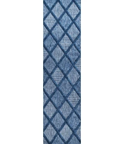 Jonathany Ibiza IBZ101B Navy Area Rug 2 ft. 2 in. X 8 ft. Runner