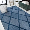 Jonathany Ibiza IBZ101B Navy Area Rug 5 ft. 3 in. X 7 ft. 7 in. Rectangle
