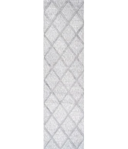 Jonathany Ibiza IBZ101C Light Gray Area Rug 2 ft. 2 in. X 8 ft. Runner