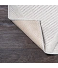 Salines Diamond Trellis Ivory 2 ft. x 8 ft. Indoor/Outdoor Runner Rug