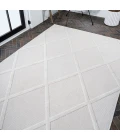 Salines Diamond Trellis Ivory 5 ft. x 8 ft. Indoor/Outdoor Area Rug