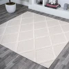 Jonathany Ibiza IBZ101D Ivory Area Rug 5 ft. 3 in. X 5 ft. 3 in. Square