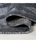 Talaia Neutral Geometric Dark Gray 2 ft. x 8 ft. Indoor/Outdoor Runner Rug