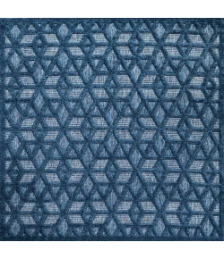 Jonathany Ibiza IBZ102B Navy Area Rug 5 ft. 3 in. X 5 ft. 3 in. Square