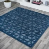 Jonathany Ibiza IBZ102B Navy Area Rug 5 ft. 3 in. X 5 ft. 3 in. Square