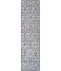 Talaia Neutral Geometric Light Gray 2 ft. x 8 ft. Indoor/Outdoor Runner Rug