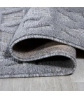 Talaia Neutral Geometric Light Gray 5' Square Indoor/Outdoor Area Rug