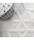 Talaia Neutral Geometric Ivory 2 ft. x 8 ft. Indoor/Outdoor Runner Rug