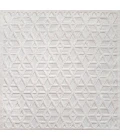 Talaia Neutral Geometric Ivory 5' Square Indoor/Outdoor Area Rug