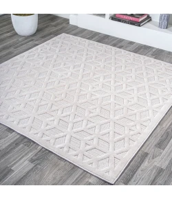 Jonathany Ibiza IBZ102D Ivory Area Rug 5 ft. 3 in. X 5 ft. 3 in. Square