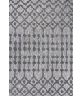 Peralta Moroccan Diamond Dark Gray 3 ft. x 5 ft. Indoor/Outdoor Area Rug