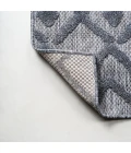 Peralta Moroccan Diamond Dark Gray 2 ft. x 8 ft. Indoor/Outdoor Runner Rug