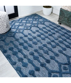 Jonathany Ibiza IBZ103B Navy Area Rug 3 ft. 1 in. X 5 ft. Rectangle