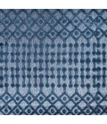 Peralta Moroccan Diamond Navy 5' Square Indoor/Outdoor Area Rug