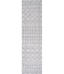 Jonathany Ibiza IBZ103C Light Gray Area Rug 2 ft. 2 in. X 8 ft. Runner