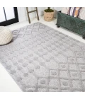Peralta Moroccan Diamond Light Gray 3 ft. x 5 ft. Indoor/Outdoor Area Rug