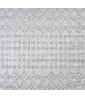 Peralta Moroccan Diamond Light Gray 5' Square Indoor/Outdoor Area Rug