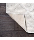 Peralta Moroccan Diamond Ivory 2 ft. x 8 ft. Indoor/Outdoor Runner Rug