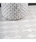 Peralta Moroccan Diamond Ivory 2 ft. x 8 ft. Indoor/Outdoor Runner Rug