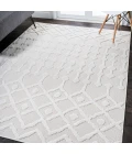 Peralta Moroccan Diamond Ivory 3 ft. x 5 ft. Indoor/Outdoor Area Rug