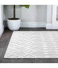 Peralta Moroccan Diamond Ivory 3 ft. x 5 ft. Indoor/Outdoor Area Rug