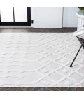 Peralta Moroccan Diamond Ivory 3 ft. x 5 ft. Indoor/Outdoor Area Rug