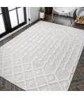 Peralta Moroccan Diamond Ivory 3 ft. x 5 ft. Indoor/Outdoor Area Rug