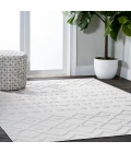 Peralta Moroccan Diamond Ivory 3 ft. x 5 ft. Indoor/Outdoor Area Rug