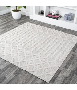 Jonathany Ibiza IBZ103D Ivory Area Rug 5 ft. 3 in. X 5 ft. 3 in. Square