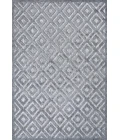 Portmany Neutral Diamond Trellis Dark Gray 4 ft. x 6 ft. Indoor/Outdoor Area Rug