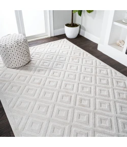 Jonathany Ibiza IBZ104D Ivory Area Rug 5 ft. 3 in. X 7 ft. 7 in. Rectangle