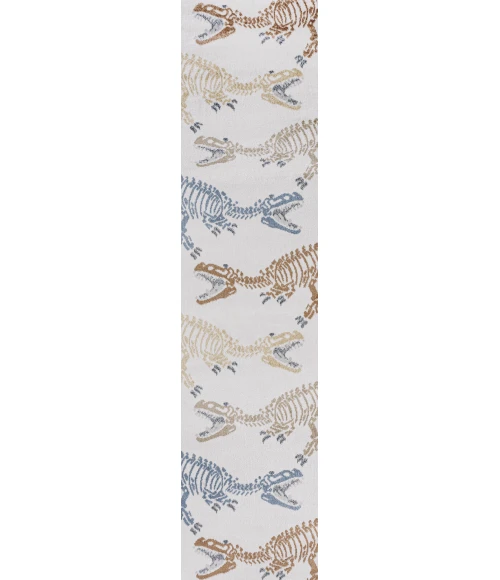 Jonathan Y KIDS WASHABLE Cream MOH200A 2ft. X 7ft.-10in. Rect. Rug